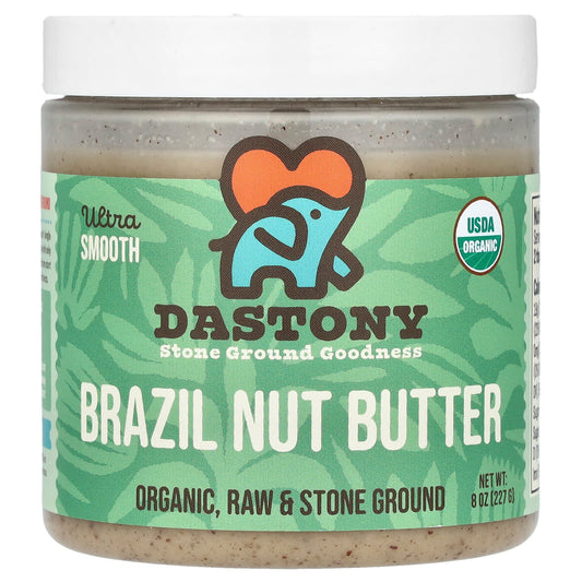 Brazil Nut Butter | USDA Organic, Ultra Smooth, 8 oz - Dastony - Image 1