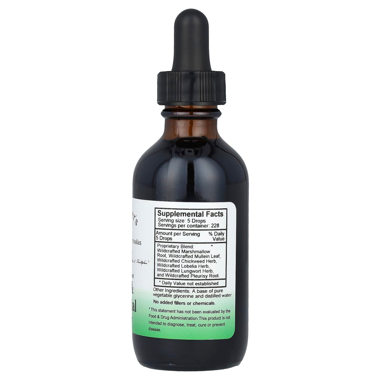 Lung & Bronchial Support with Christopher's Original Formulas (2 fl oz) - Image 2