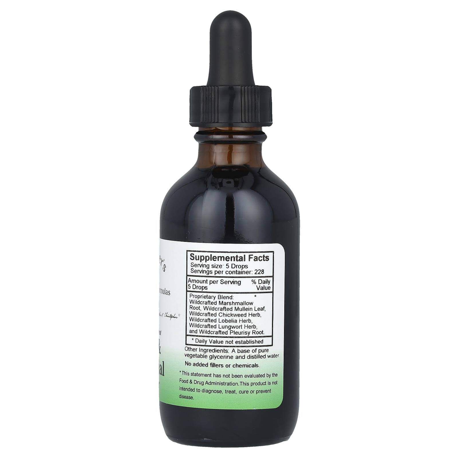 Lung & Bronchial Support with Christopher's Original Formulas (2 fl oz) - Image 2