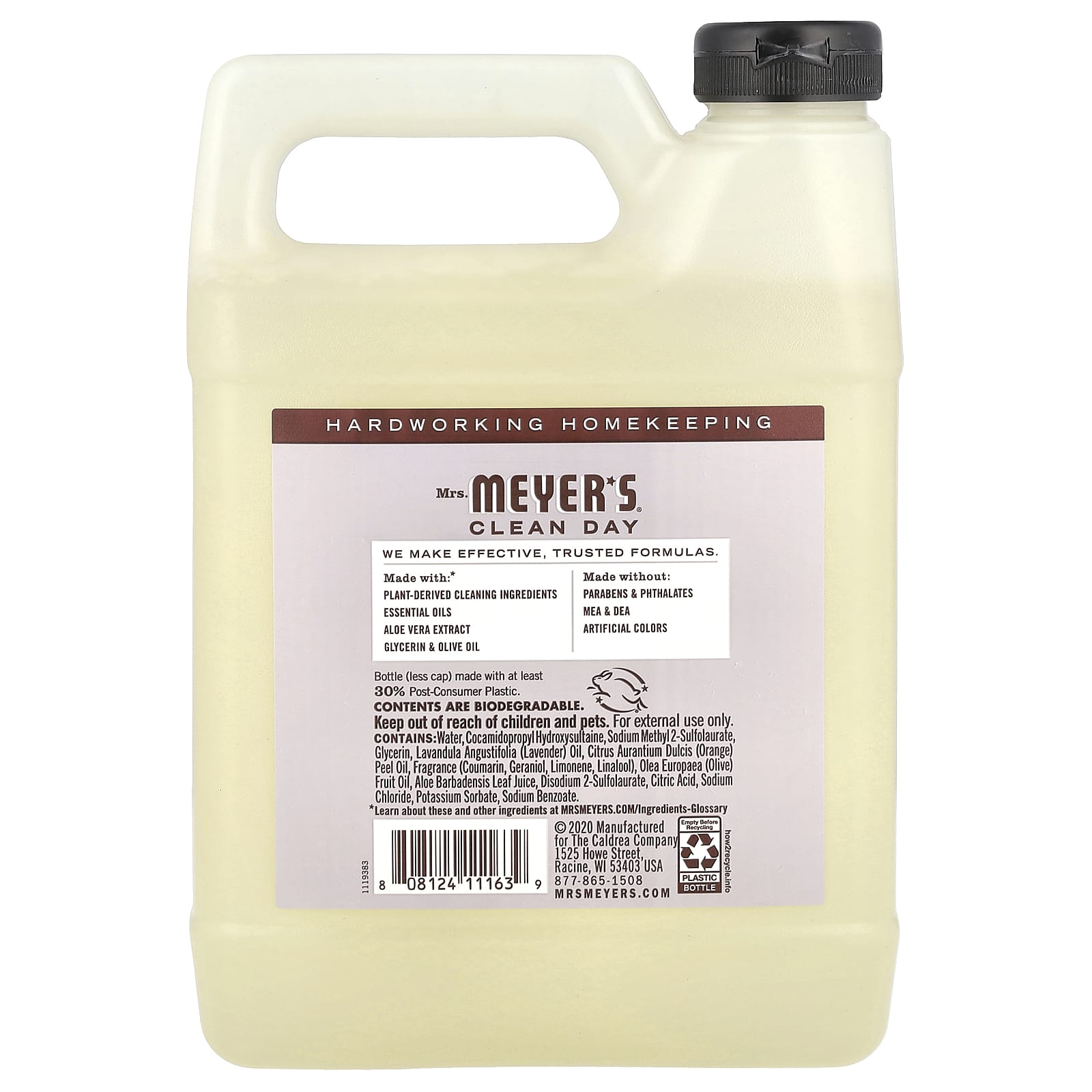 Mrs. Meyers Clean Day, Hand Soap Refill, Lavender, 33 fl oz (975 ml) - Image 2