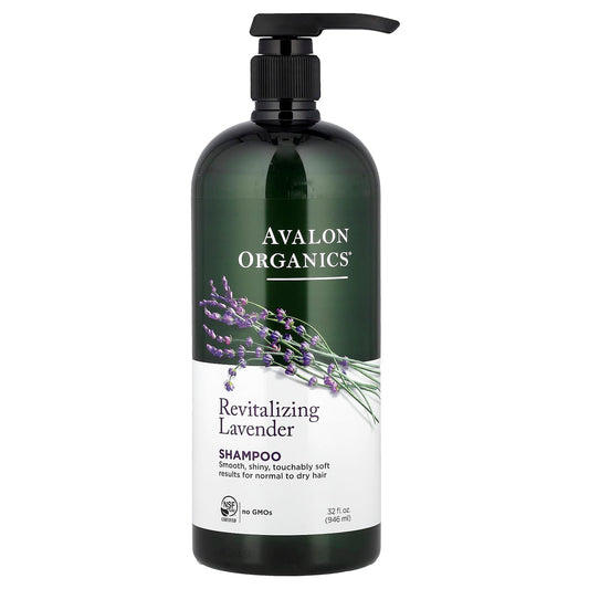 Avalon Organics Revitalizing Lavender Shampoo for Normal to Dry Hair - Image 1
