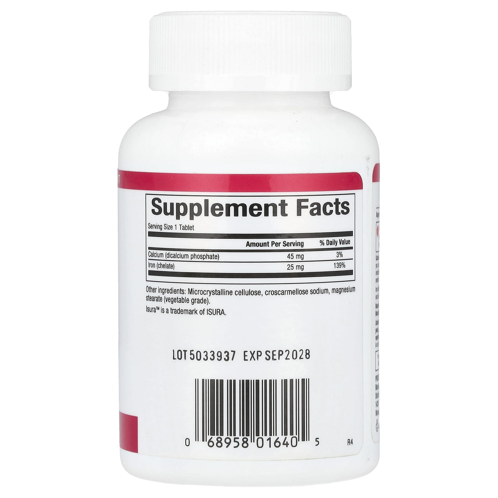 Natural Factors, Iron Chelate, 25 mg, 90 Tablets - Image 2