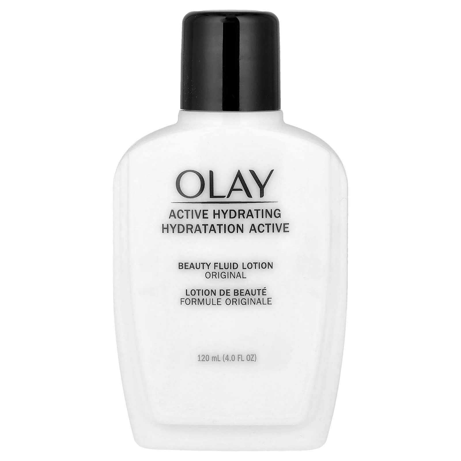 Olay, Active Hydrating, Beauty Fluid Lotion, Original, 4 fl oz (120 ml) - Image 1