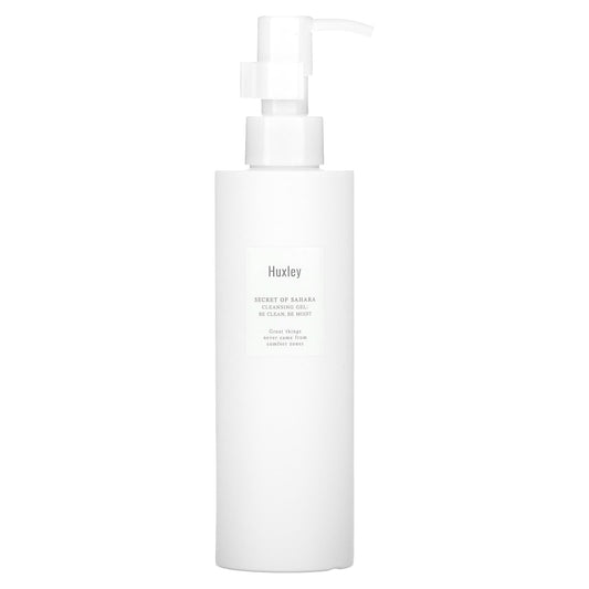 Huxley Sahara Cleansing Gel, 200ml, Gentle Makeup Removal - Image 1