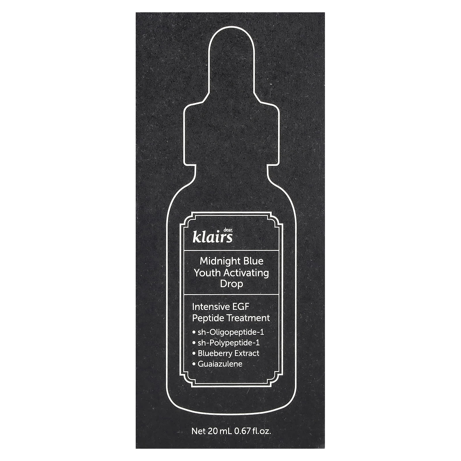 Midnight Blue Youth Activating Drop by Dear, Klairs - Intensive Skin Renewal Treatment - Image 2