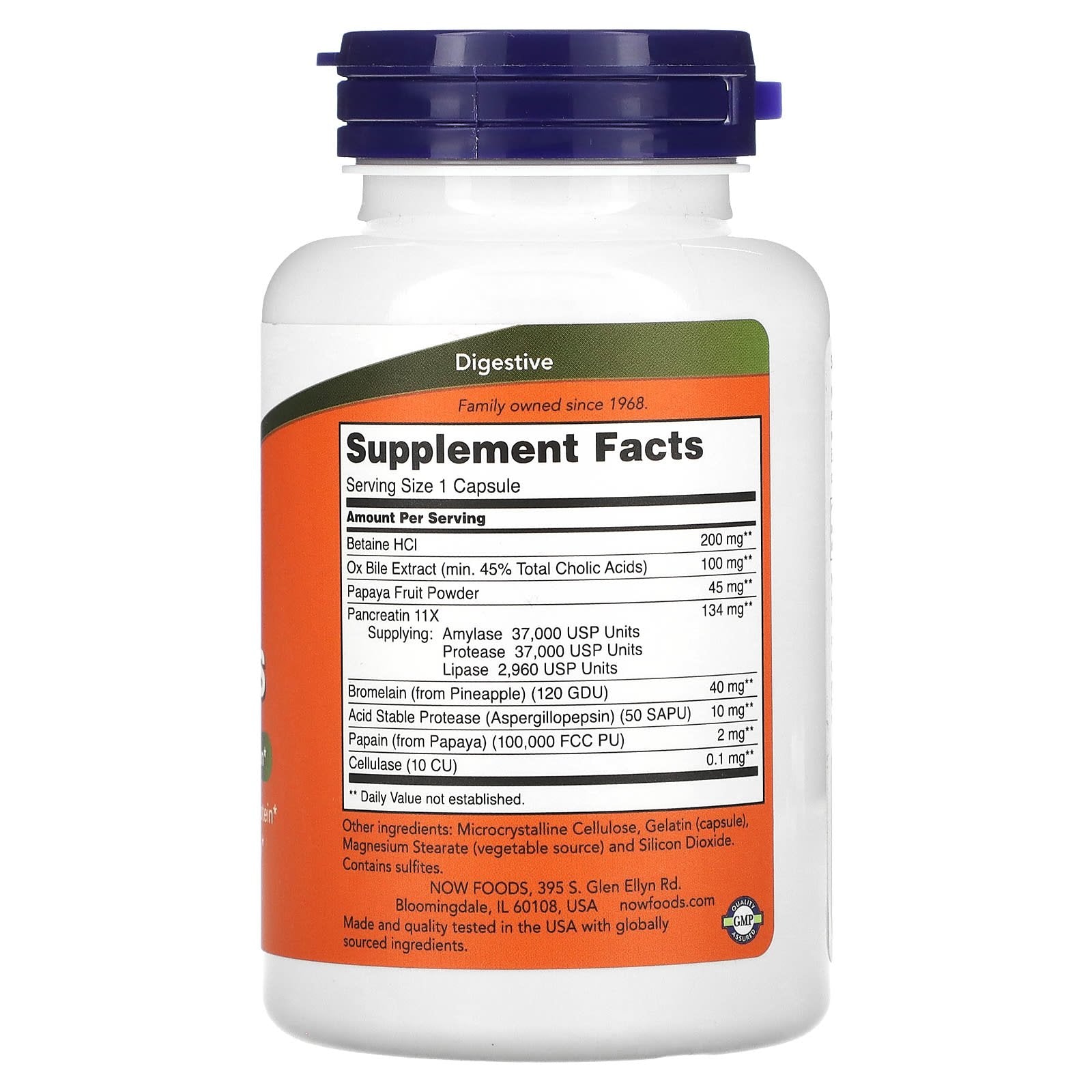 NOW Foods, Super Enzymes, 90 Capsules - Image 2