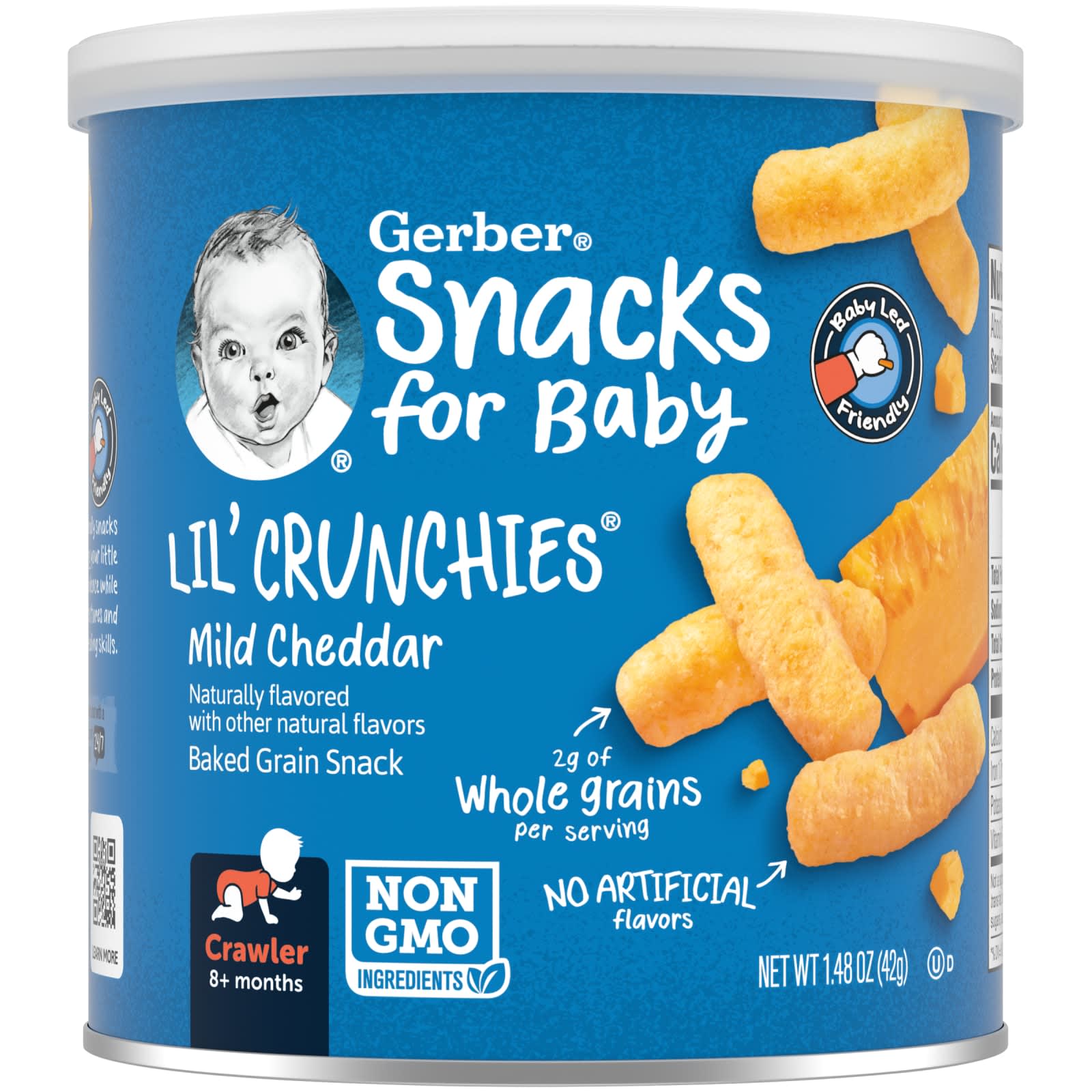 Gerber Lil' Crunchies Baked Grain Snack for Babies 8+ Months - Image 1