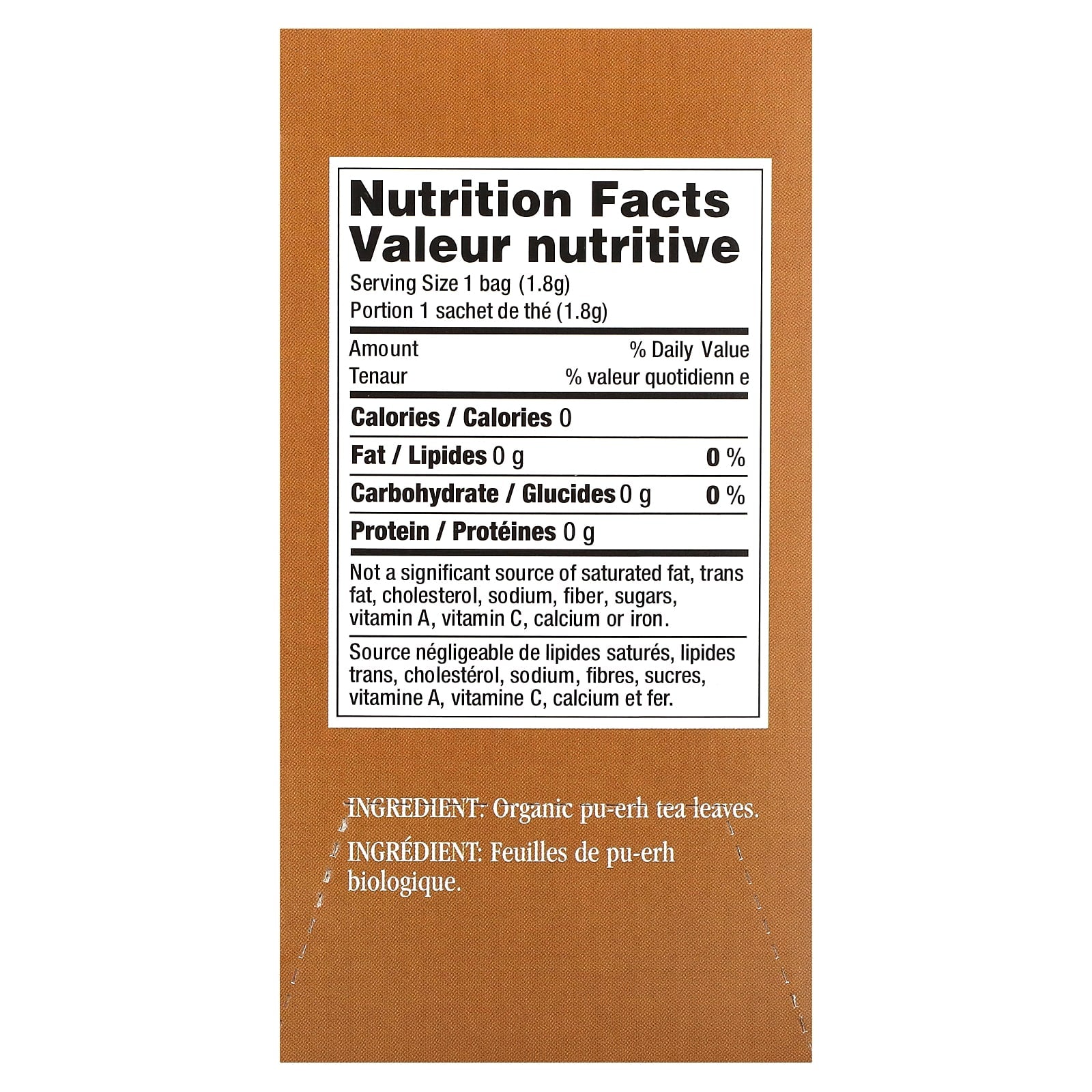 Uncle Lee's Tea, Imperial Organic, Pu-erh Tea, 18 Tea Bags, 1.14 oz (32.4 g) - Image 2