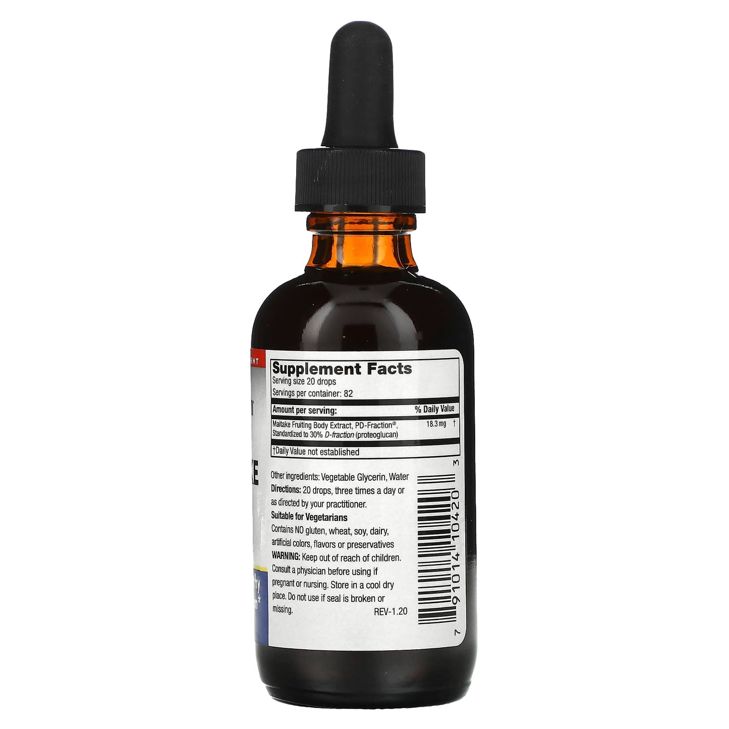 Mushroom Wisdom, Maitake D Fraction®, Standard, 60 ml - Image 2