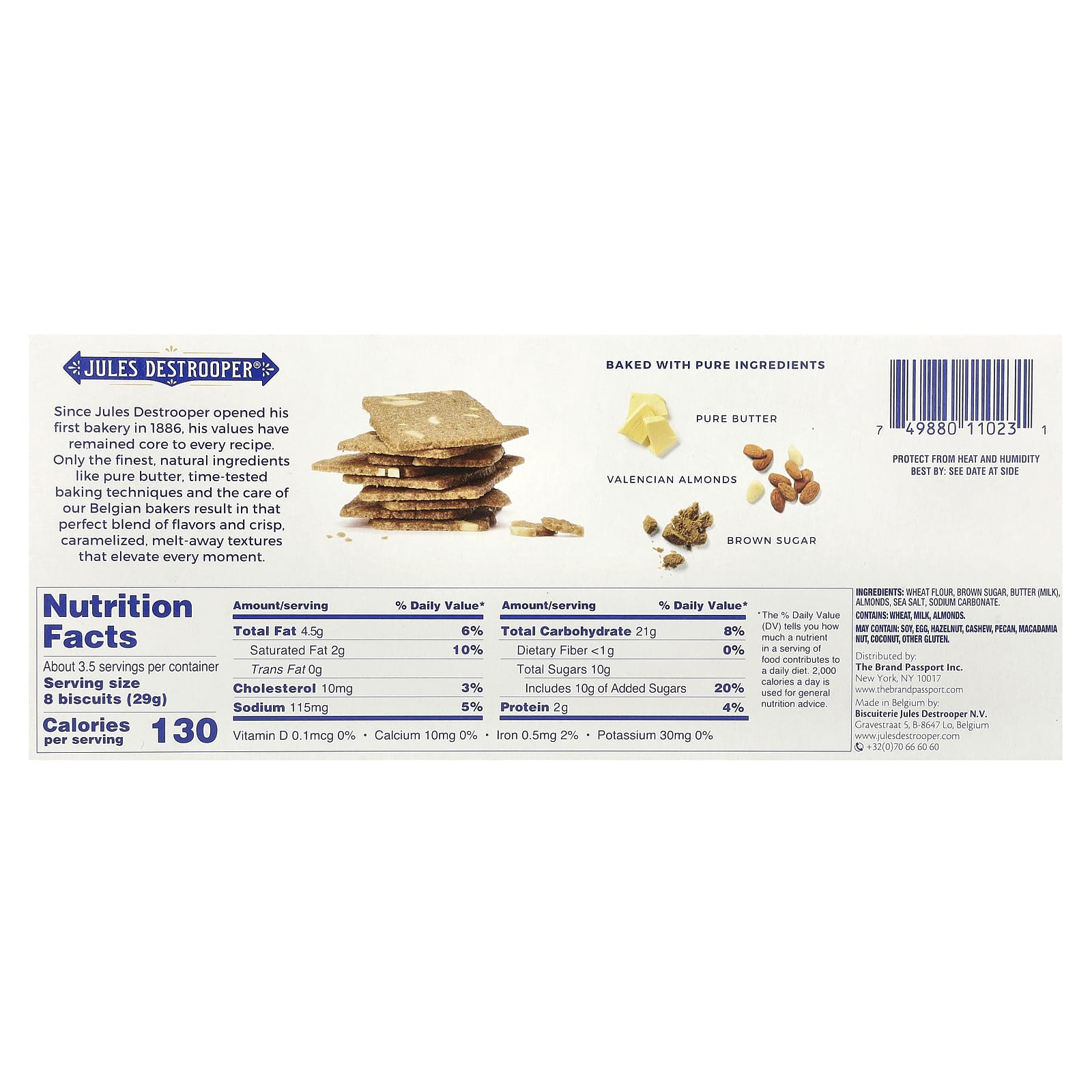 Authentic Belgian Almond Thins | Crispy, Caramelized Treats - Image 2