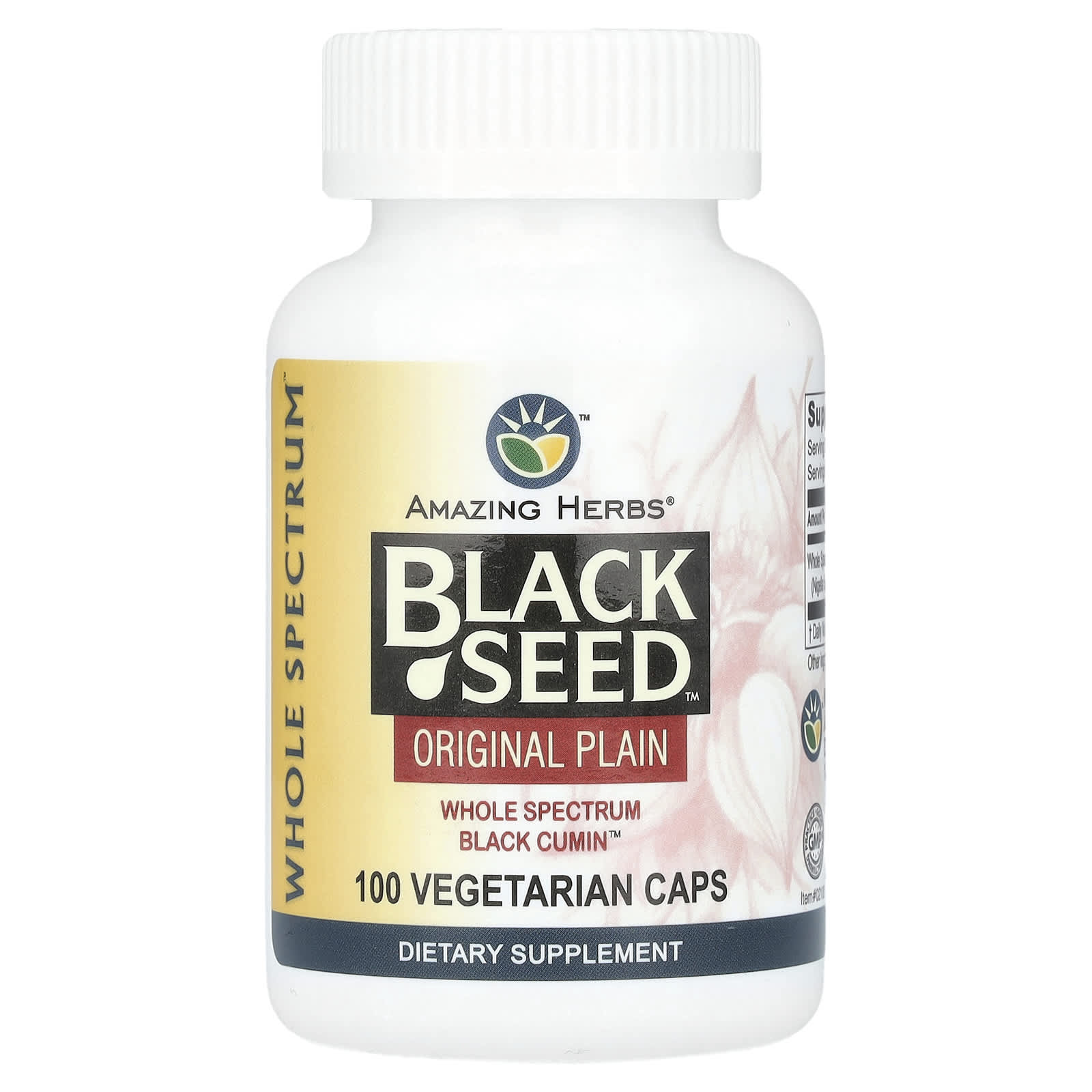 Nature's Powerhouse: Whole Spectrum Black Cumin Capsules by Amazing Herbs - Image 1
