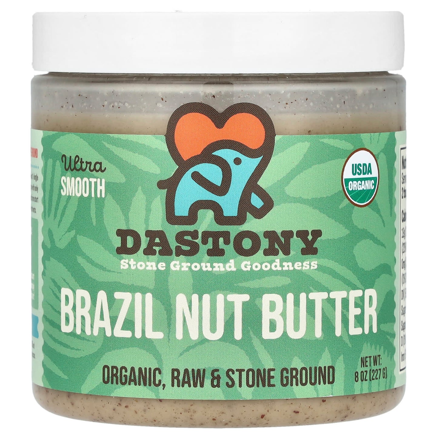Dastony, Organic Brazil Nut Butter, Ultra Smooth, 8 oz (227 g)