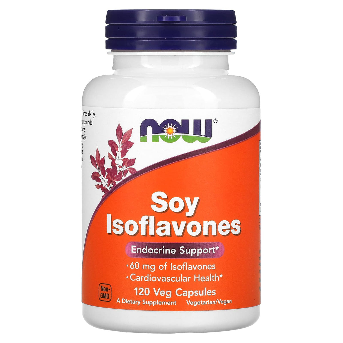NOW Foods, Soy Isoflavones, 120 Veg Capsules - Image 1
