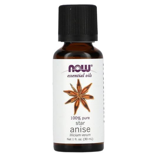 NOW Foods, Essential Oils, Star Anise, 1 fl oz (30 ml) - Image 1
