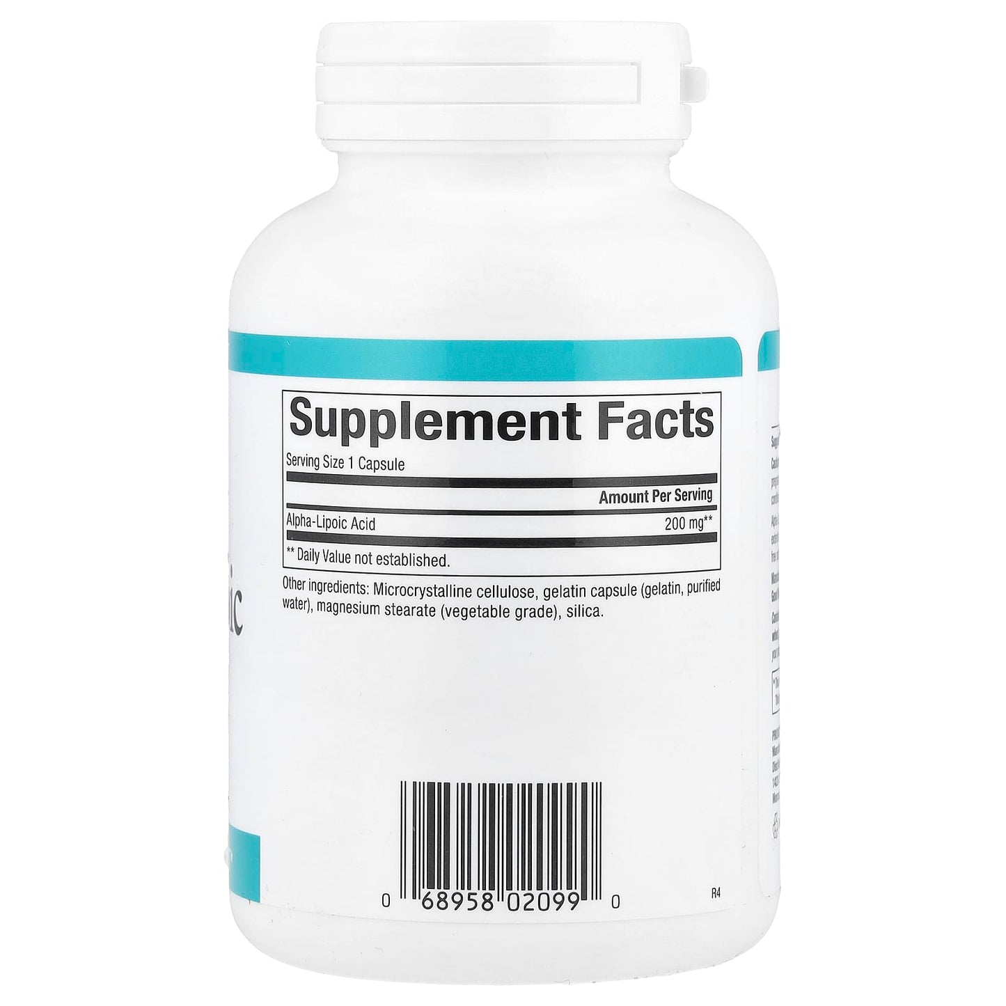 Natural Factors, Alpha-Lipoic Acid, 200 mg, 120 Capsules - Image 2
