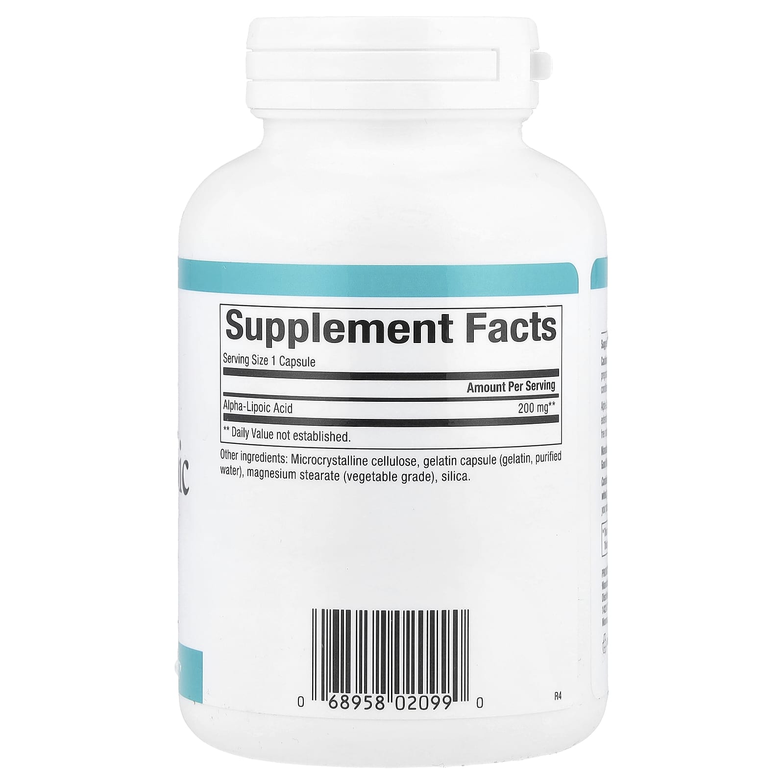 Natural Factors, Alpha-Lipoic Acid, 200 mg, 120 Capsules - Image 2