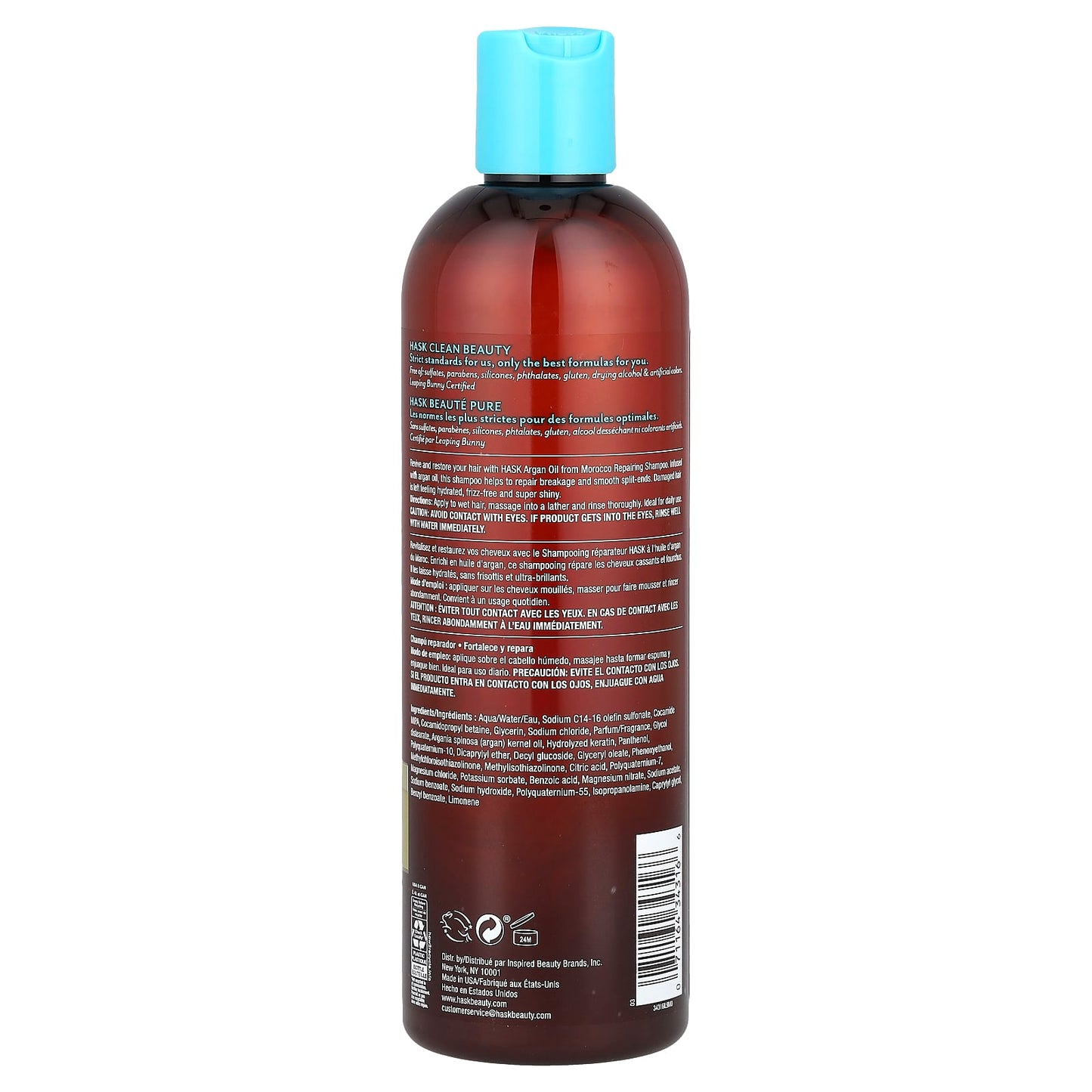 Moroccan Argan Oil Repairing Shampoo by Hask Beauty, 12 fl oz - Image 2