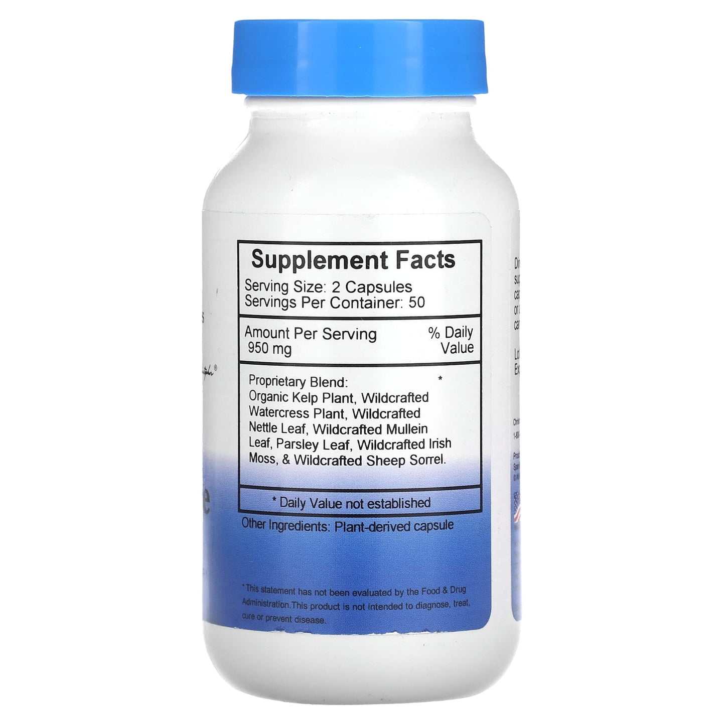 Thyroid Support Formula by Christopher's Original Formulas - 100 Caps - Image 2