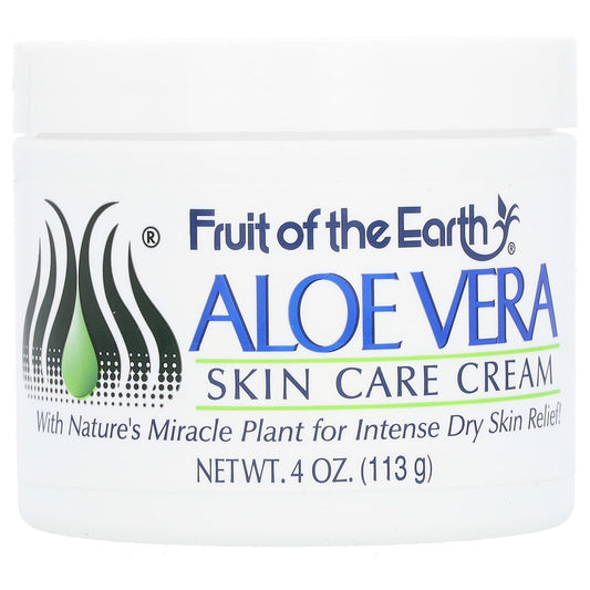 Aloe Vera Skin Care Cream for Dry Skin Relief 4 oz - Image 1