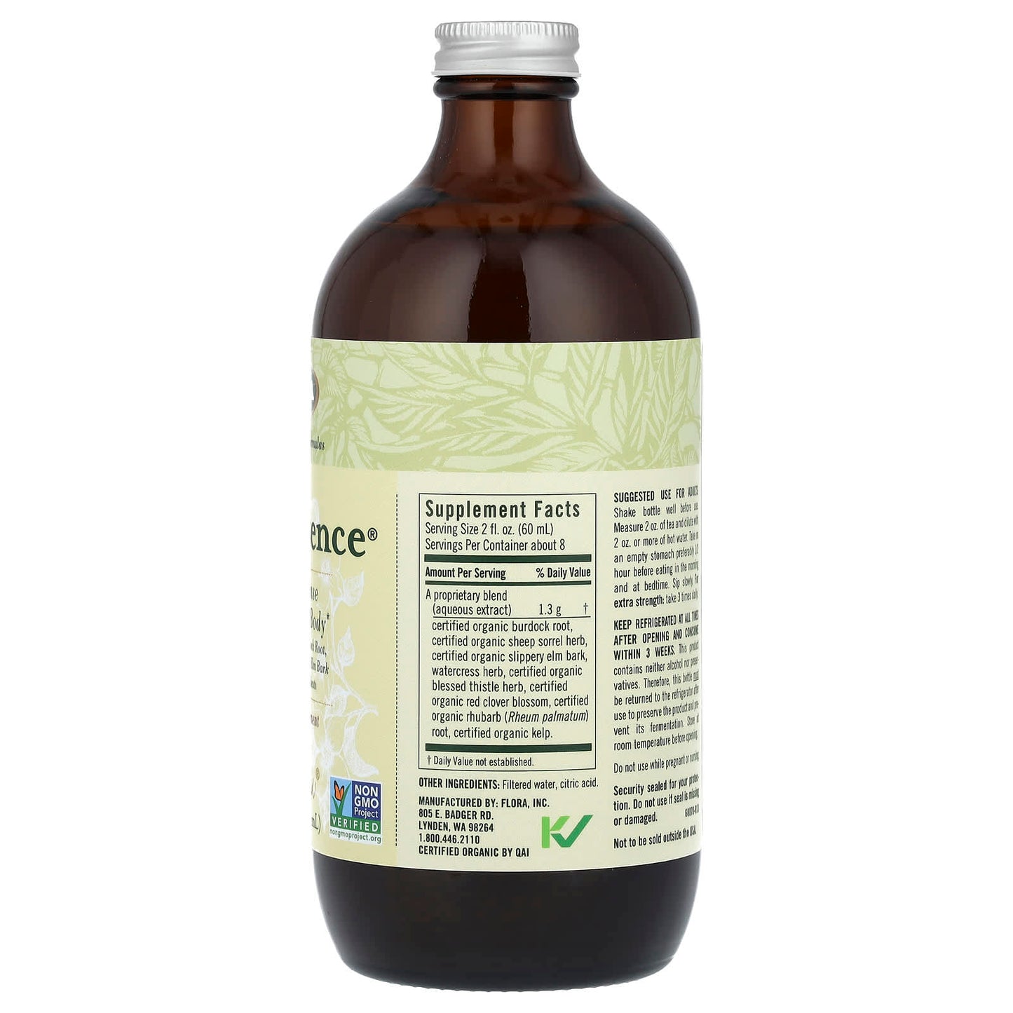 Flora Flor-Essence 17 fl oz (500 ml) for Gentle Body Detox - Image 2