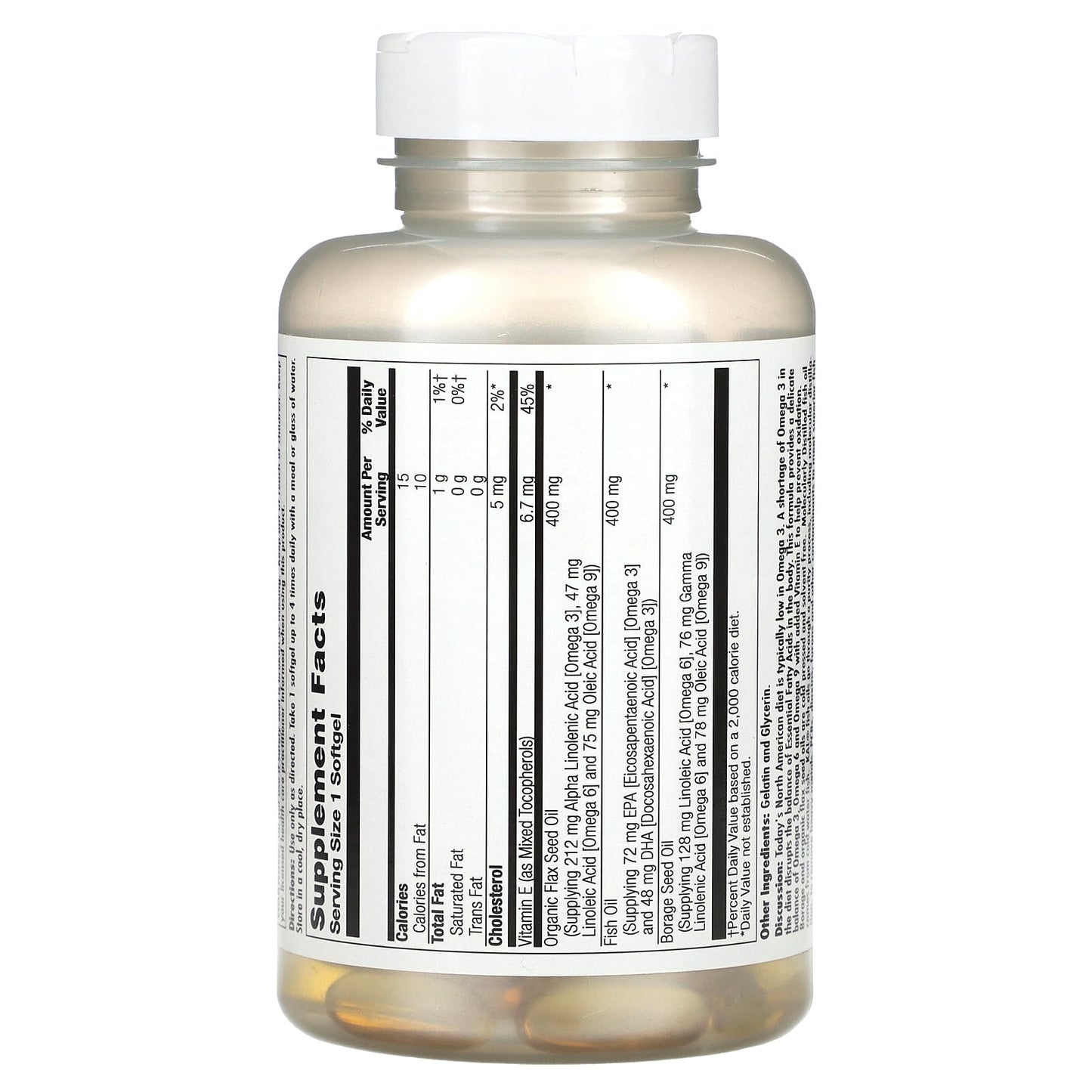 KAL, Ultra Omega 3-6-9, 100 Softgels - Image 2