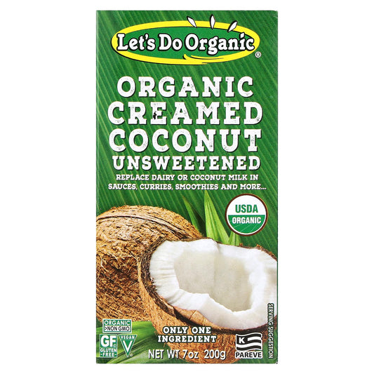 Edward & Sons Organic Unsweetened Creamed Coconut 7 oz - Image 1