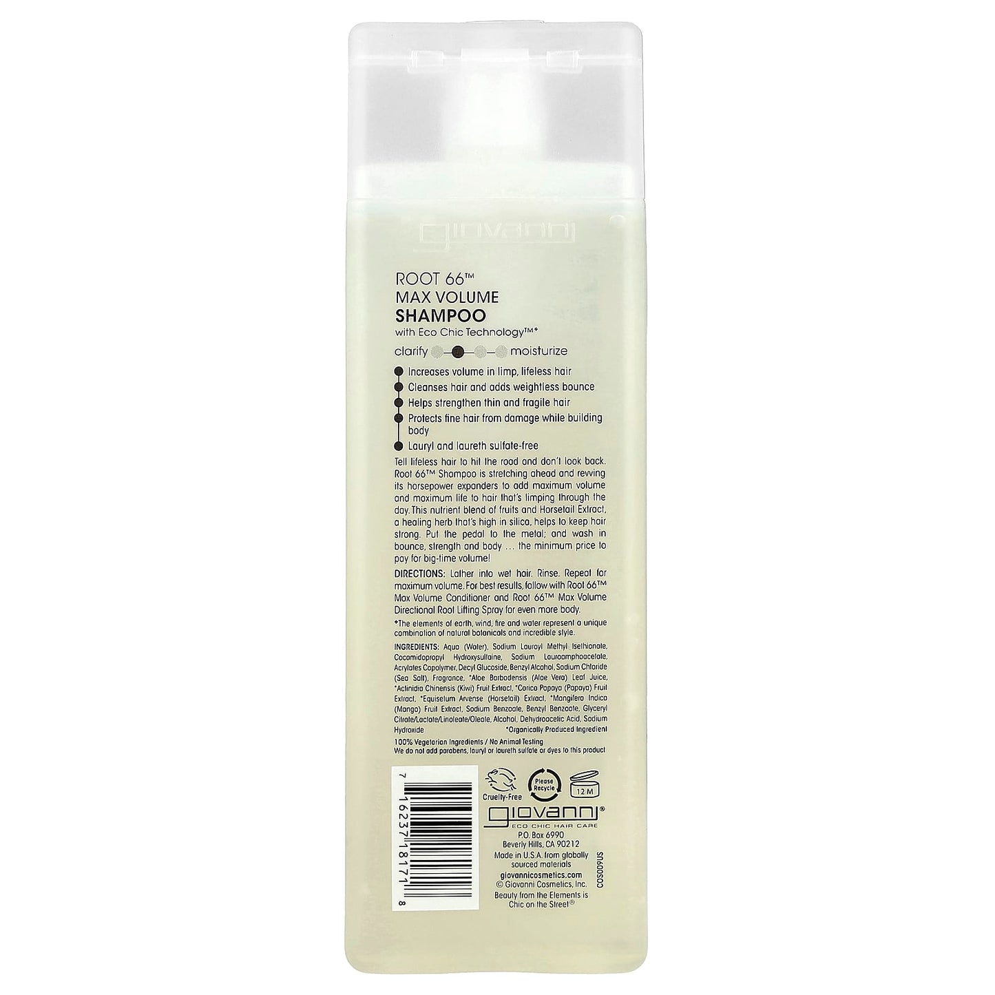 Revive Limp Hair with Giovanni Root 66 Max Volume Shampoo - Image 2