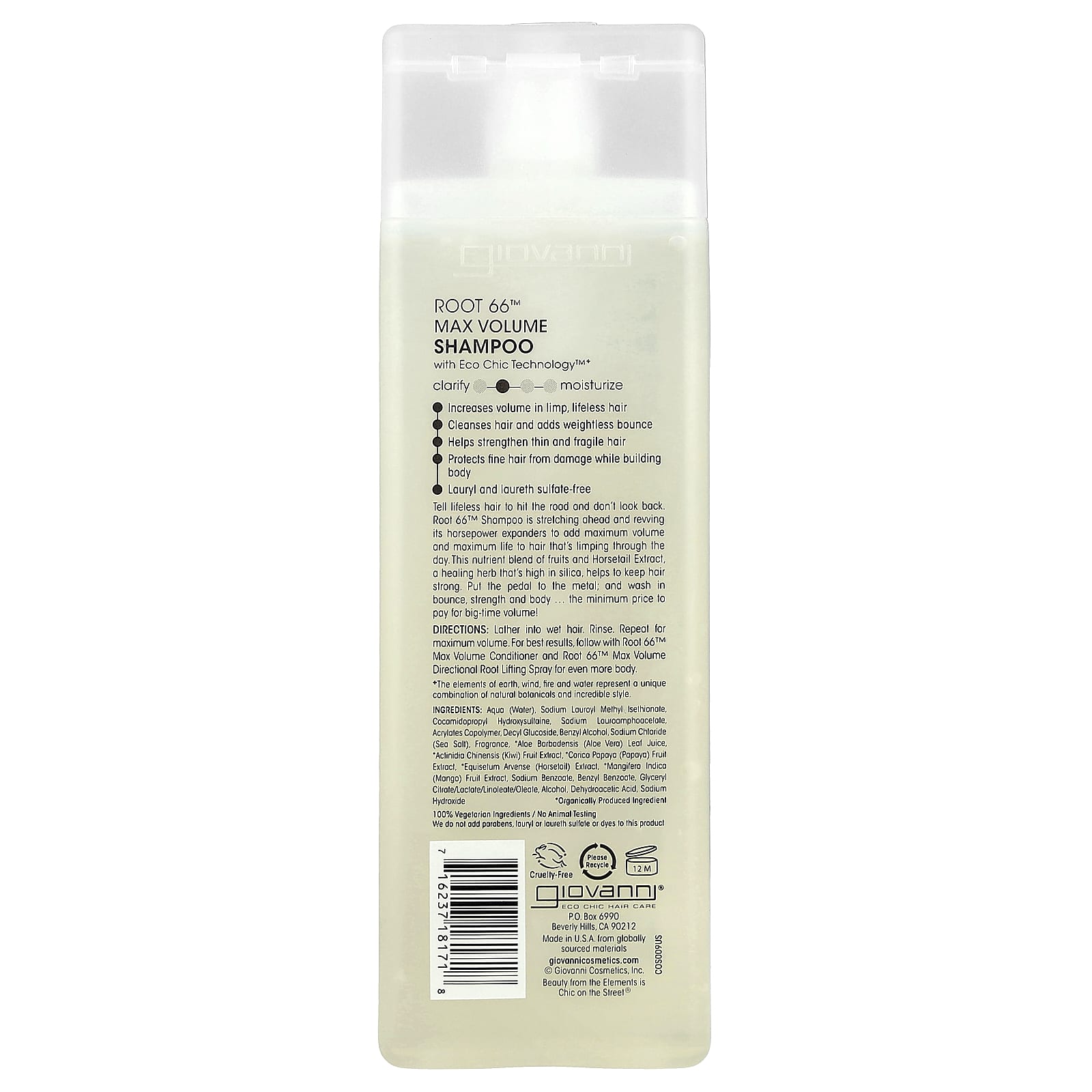Revive Limp Hair with Giovanni Root 66 Max Volume Shampoo - Image 2