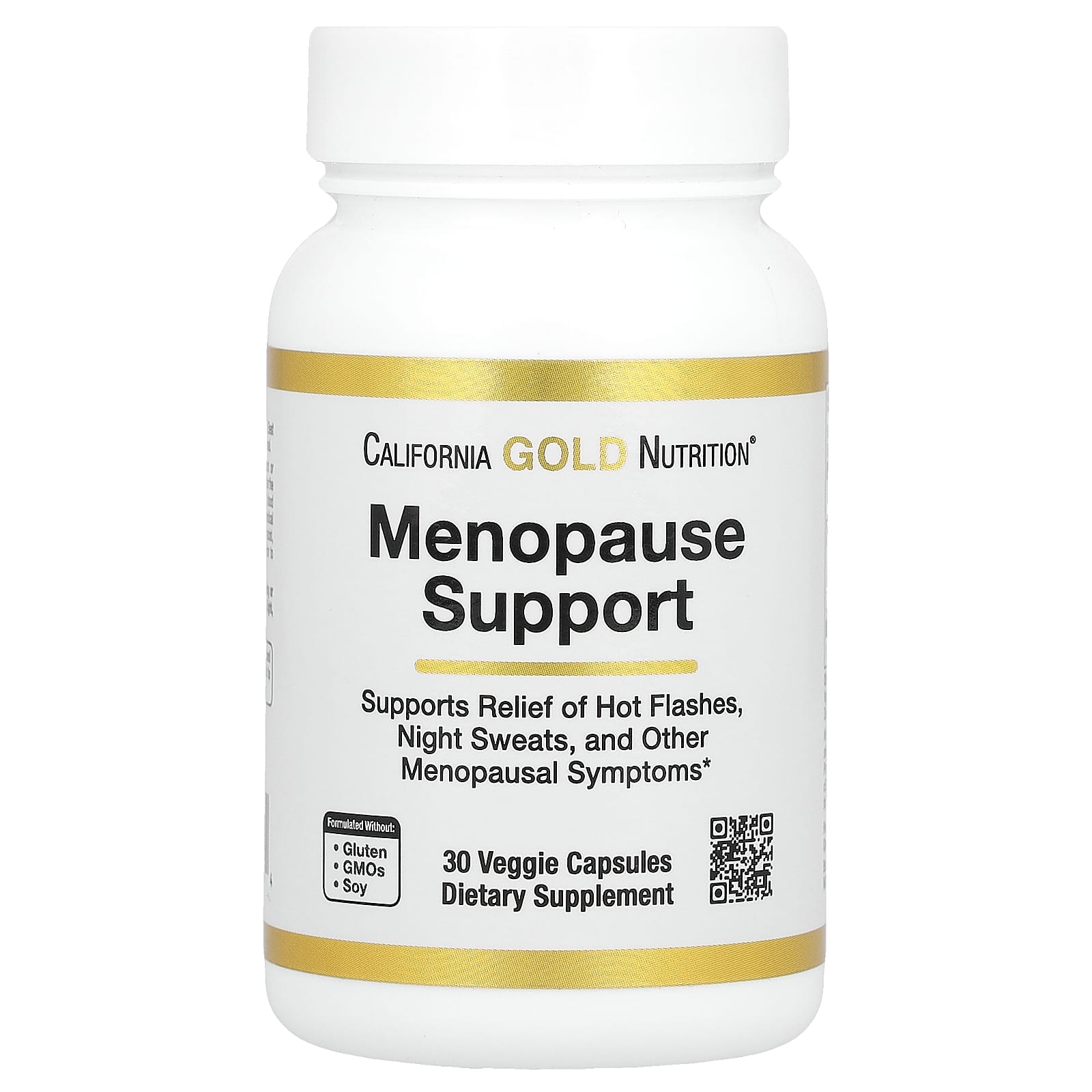 Menopause Relief with California Gold Nutrition's EstroG-100 Formula - Image 1