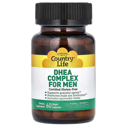 Country Life, DHEA Complex for Men, 60 Vegan Capsules