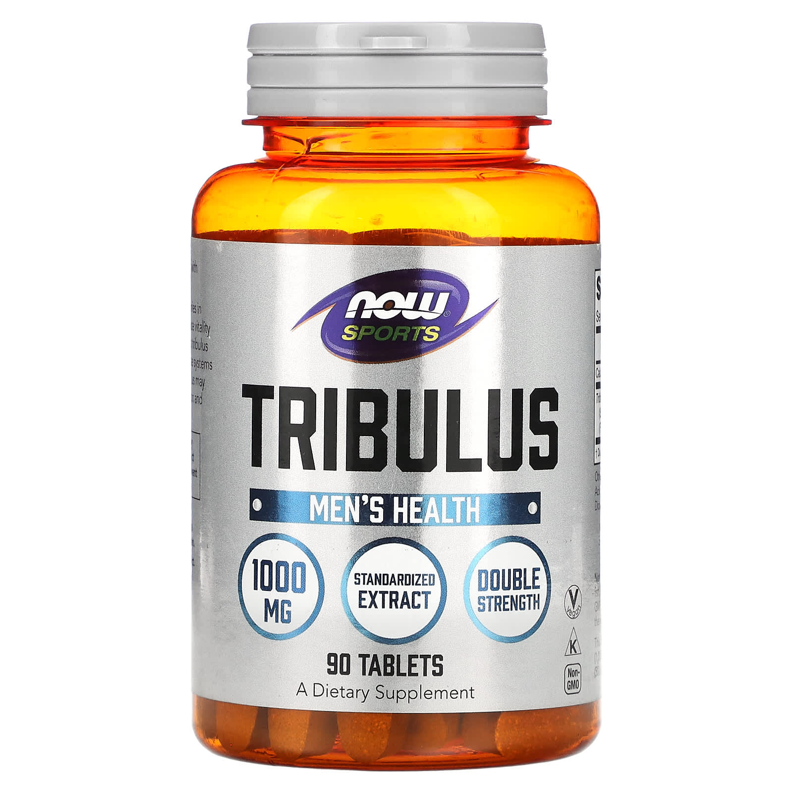 NOW Foods, Sports, Tribulus, 1,000 mg, 90 Tablets - Image 1