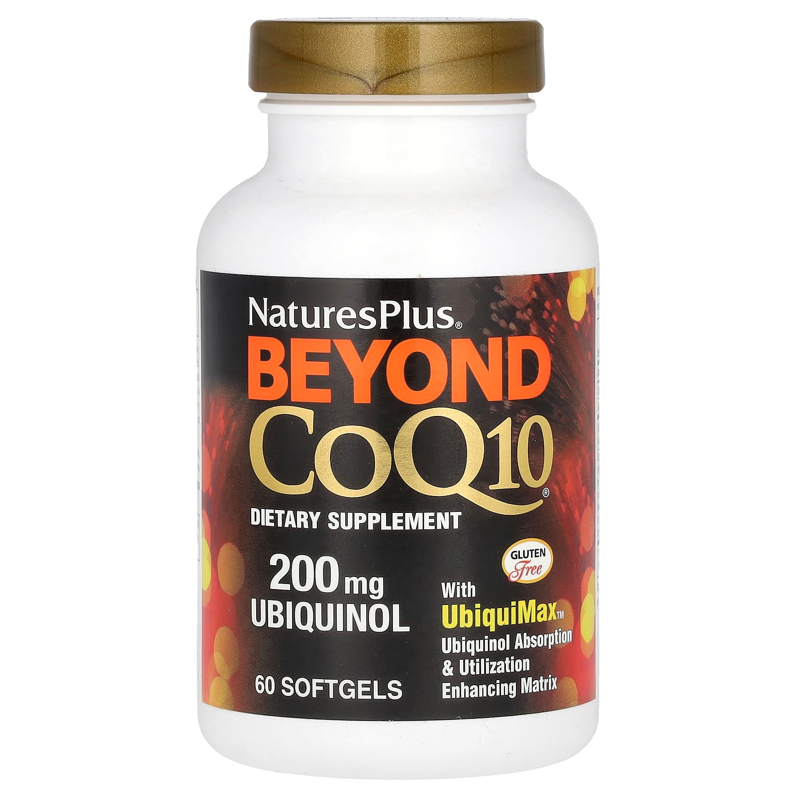 NaturesPlus, Beyond CoQ10, 200 mg, 60 Softgels - Image 1