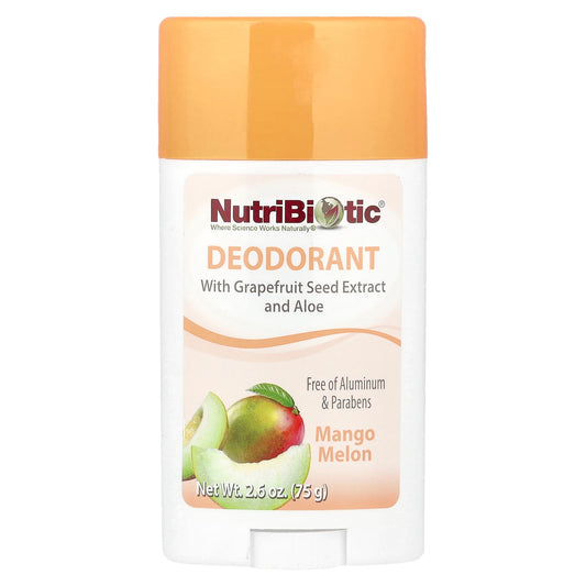 NutriBiotic, Deodorant, Mango Melon, 2.6 oz (75 g) - Image 1