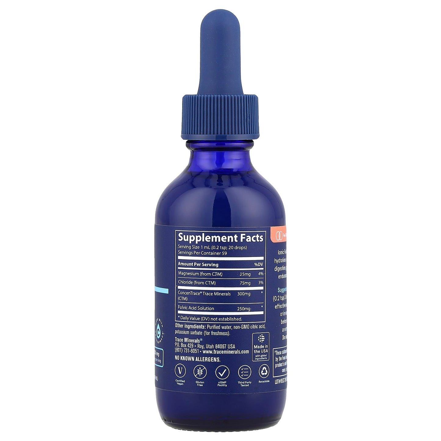Trace, Ionic Fulvic Acid, 2 fl oz (59 ml) - Image 2
