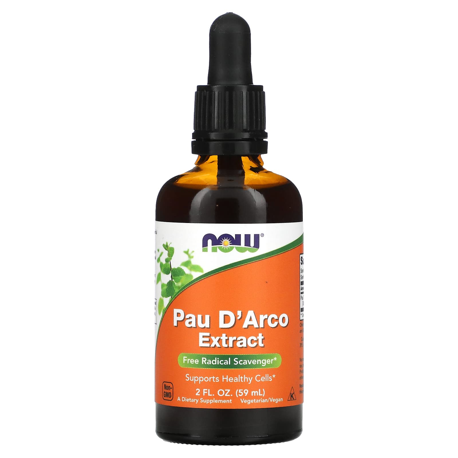 NOW Foods, Pau D'Arco Extract, 2 fl oz (59 ml) - Image 1