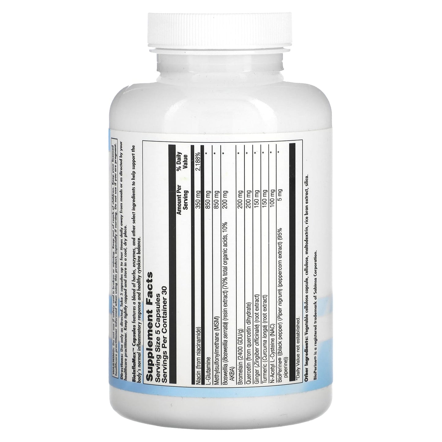 Nutra BioGenesis, BioInflaMax Capsules, 150  Capsules - Image 2
