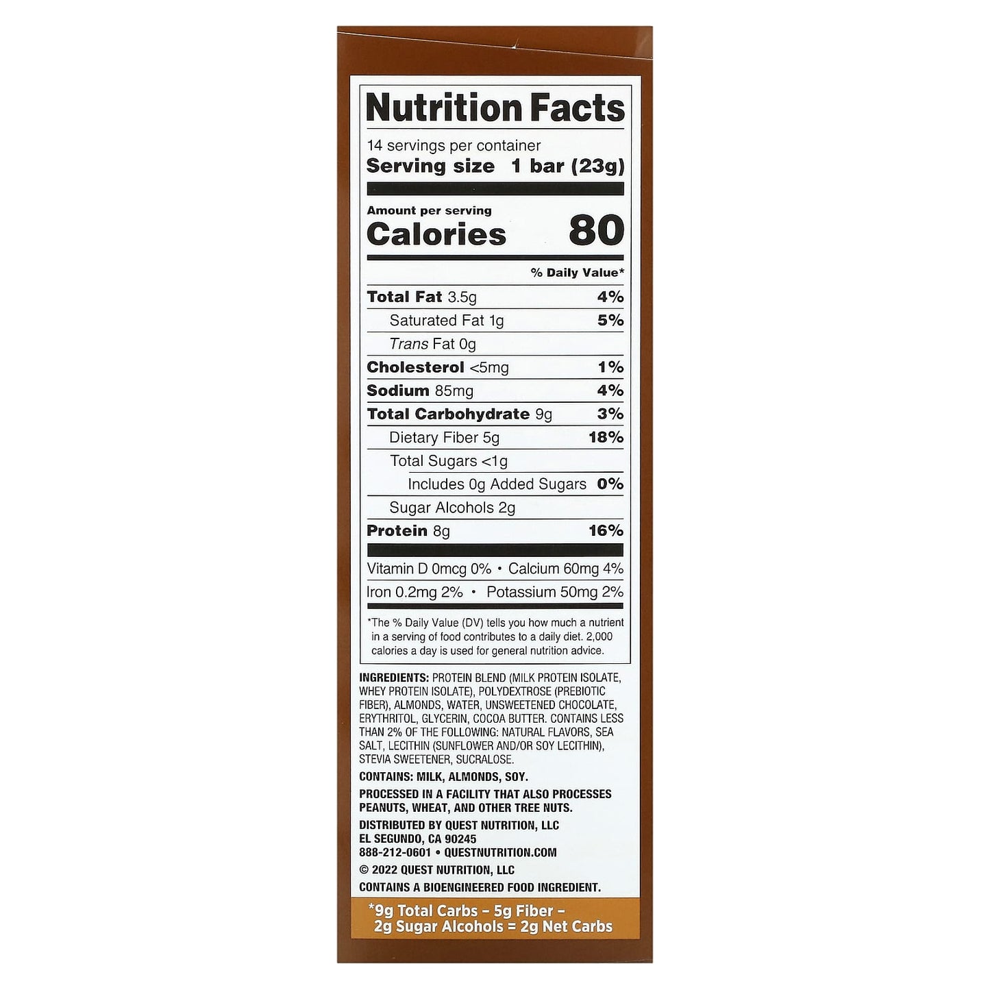 Quest Nutrition, Protein Bar, Minis, Chocolate Chip Cookie Dough, 14 Bars, 0.81 oz (23 g) Each - Image 2