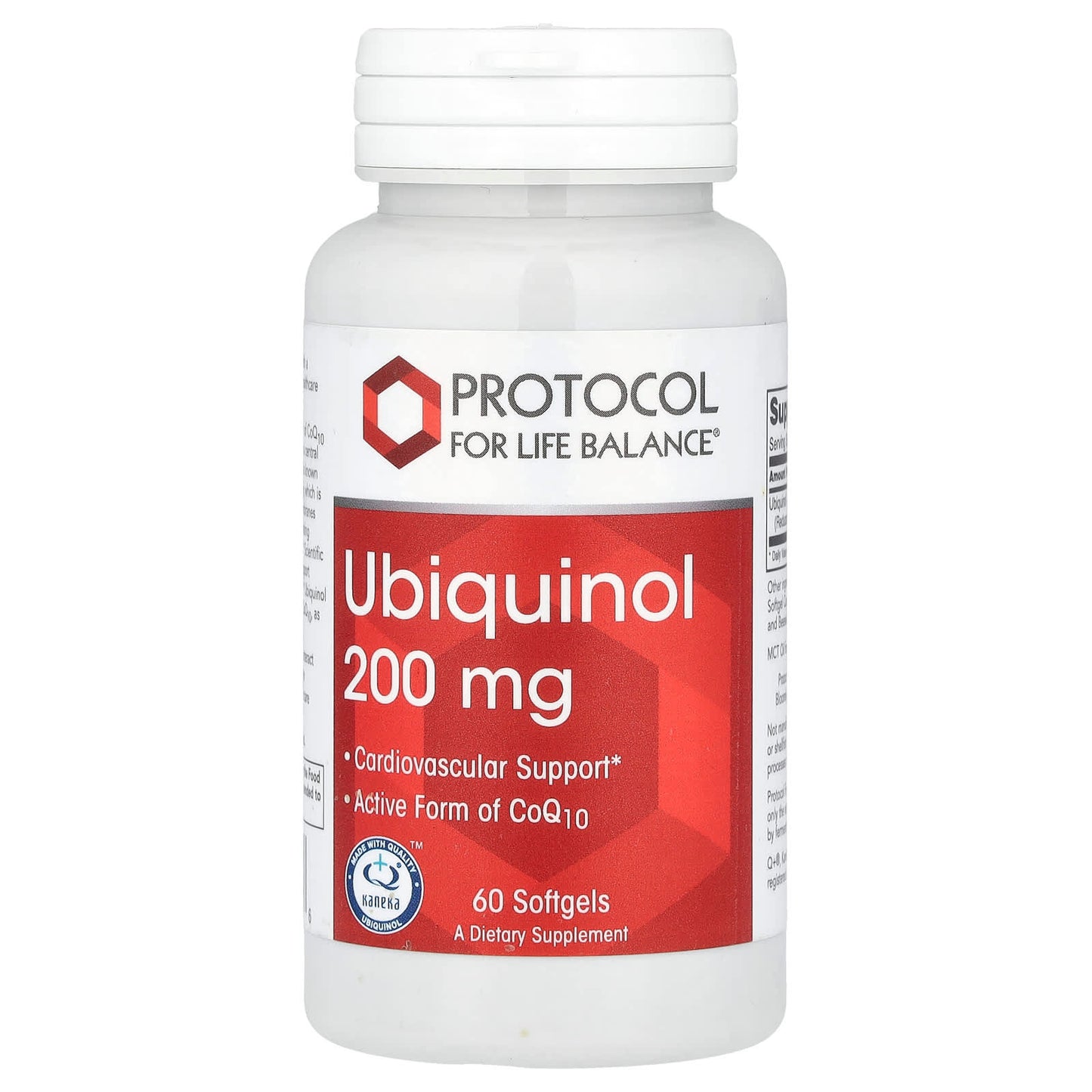 Protocol for Life Balance, Ubiquinol, 200 mg, 60 Softgels - Image 1