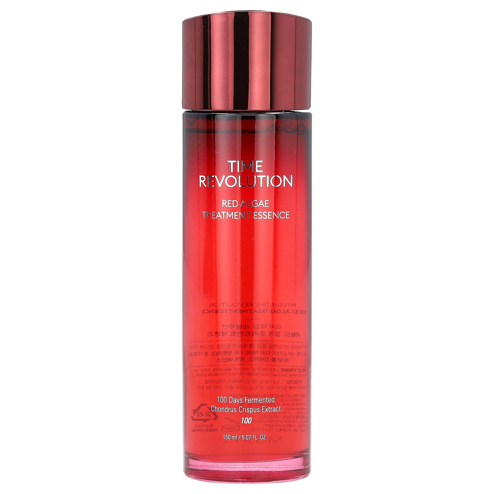 Missha, Time Revolution, Red Algae Treatment Essence, 5.07 fl oz (150 ml) - Image 1