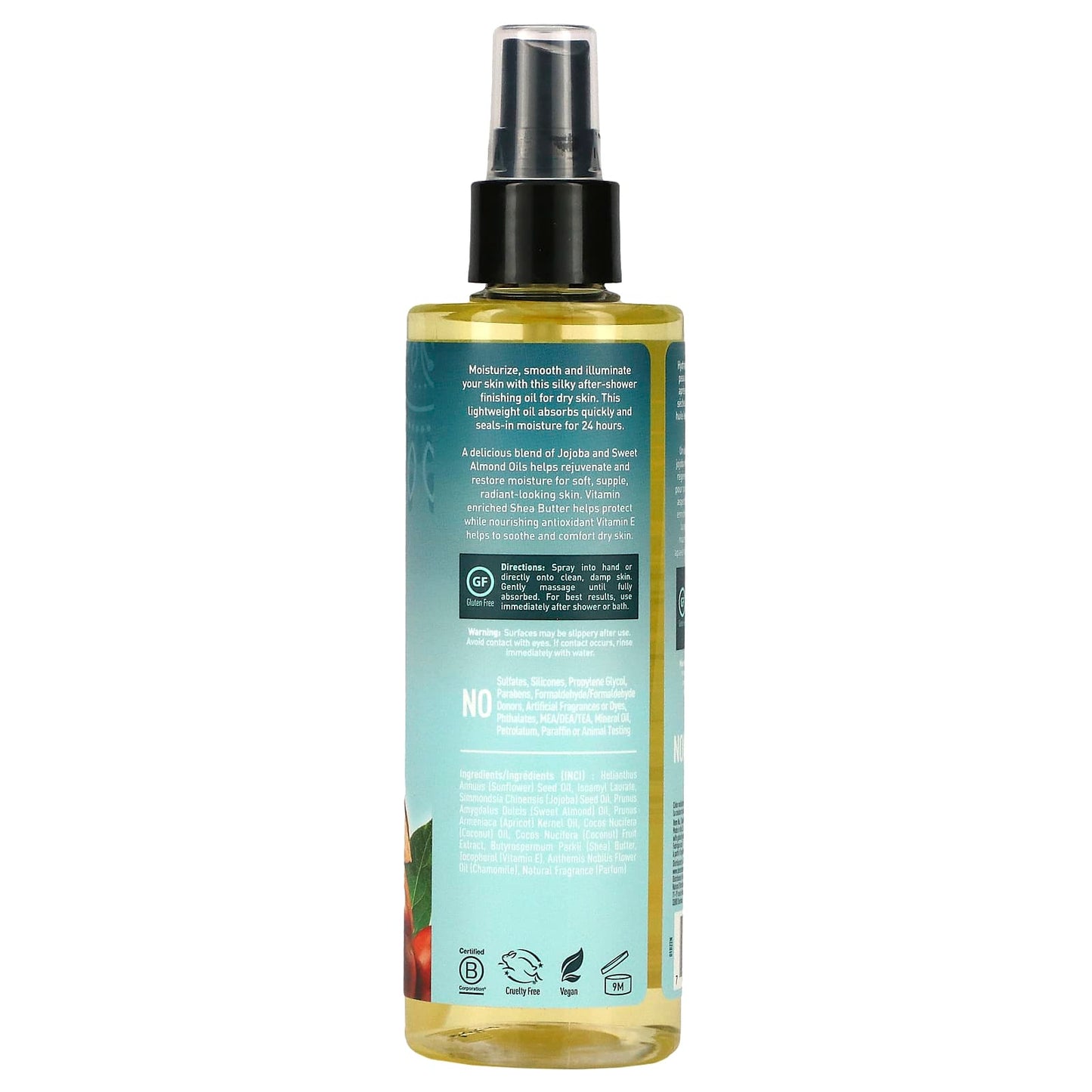 Jojoba & Sweet Almond Body Oil for Dry Skin, 8.28 fl oz, Cruelty-Free - Image 2