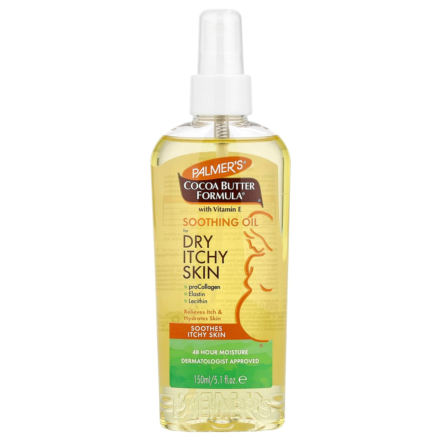 Palmer's, Cocoa Butter Formula® with Vitamin E, Soothing Oil, Dry Itchy Skin, 5.1 fl oz (150 ml) - Image 1