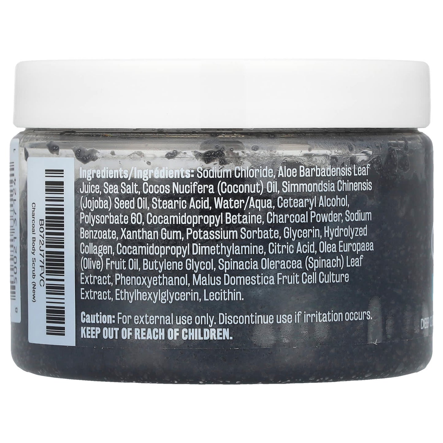 M3 Naturals, Charcoal Scrub, 12 oz (340 g) - Image 2