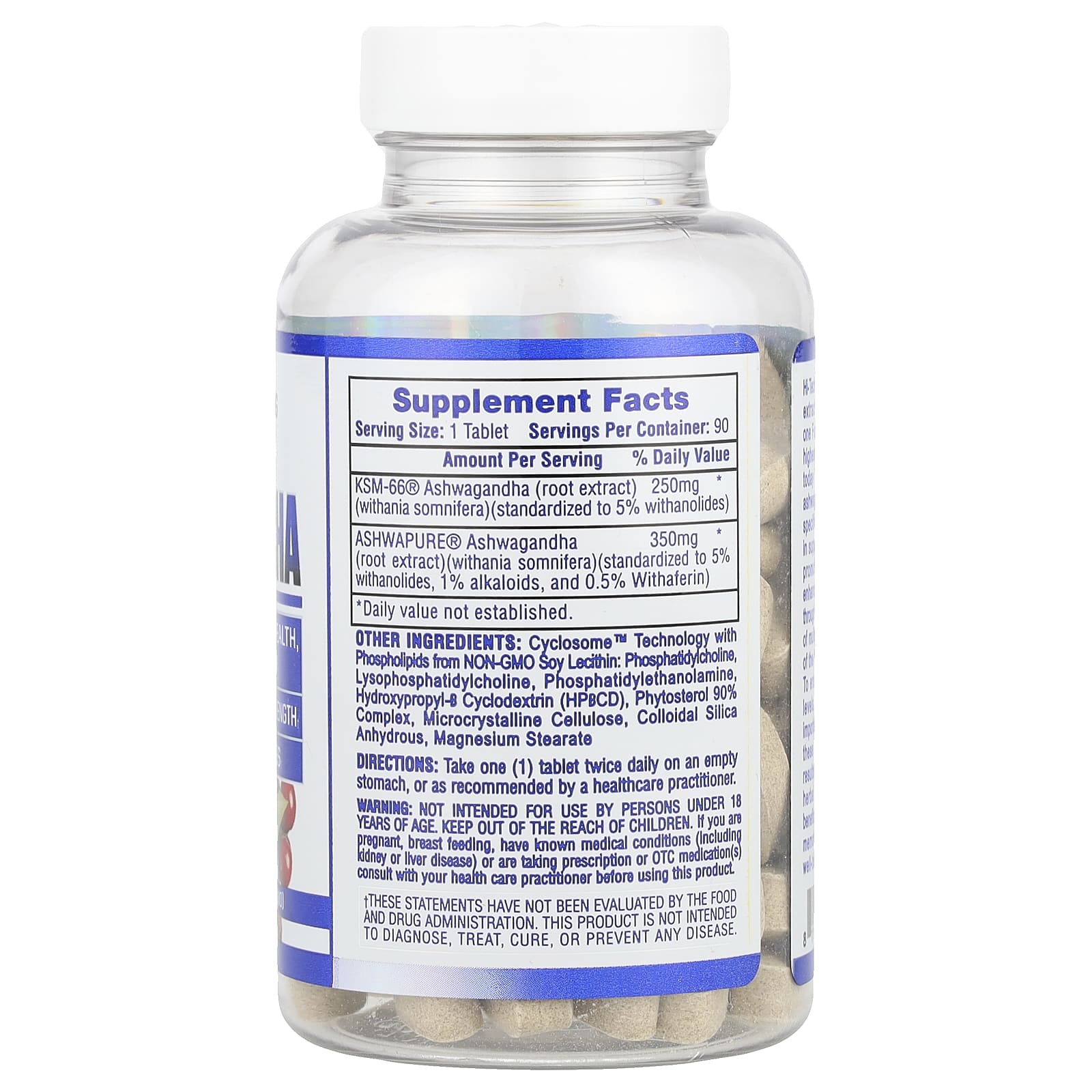 Ashwagandha 600mg, 90 Tablets - Boost Energy, Reduce Stress - Image 2