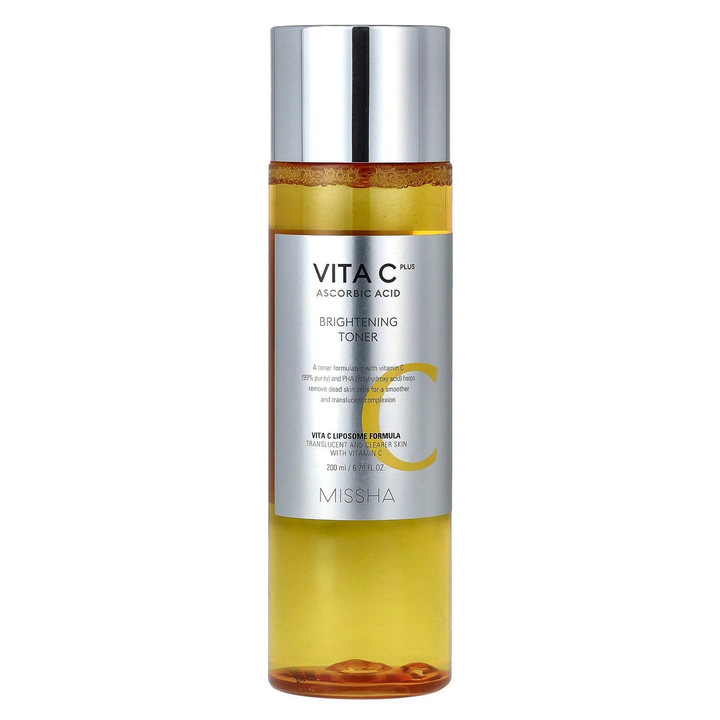 Missha, Vita C Plus Ascorbic Acid, Brightening Toner, 6.76 fl oz (200 ml) - Image 1