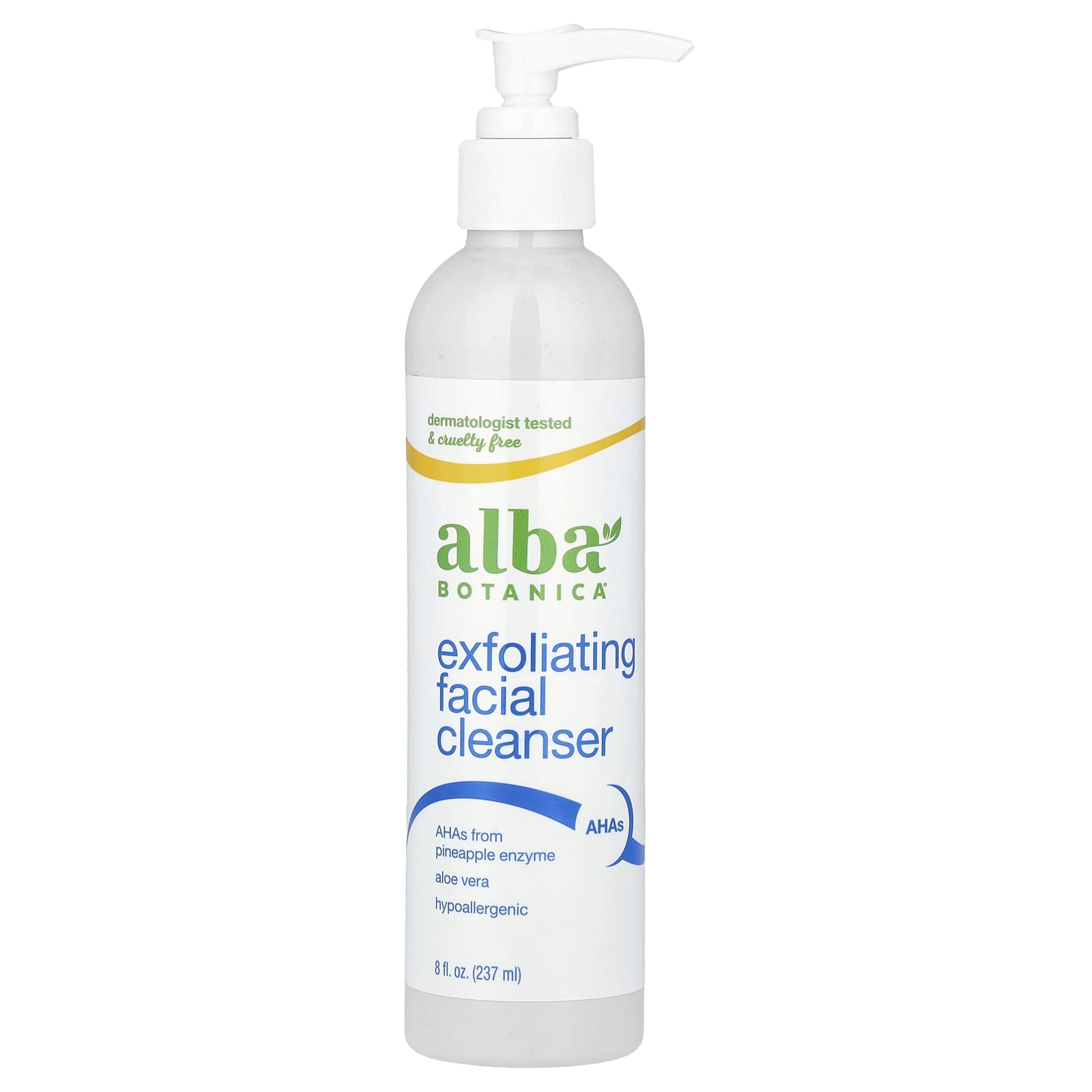 Exfoliating Facial Cleanser | Alba Botanica | Pineapple Enzyme & Aloe - Image 1