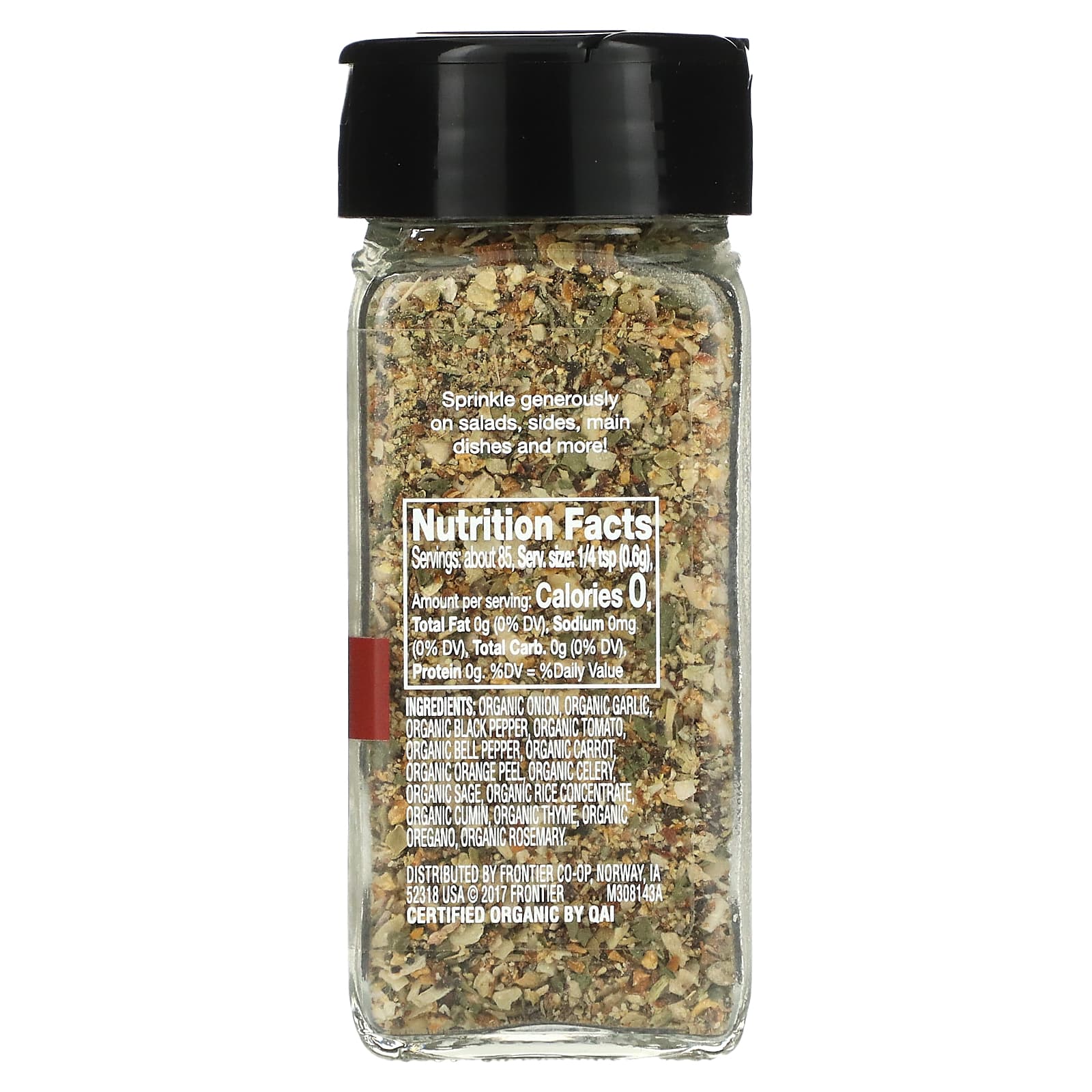 Simply Organic, Spice Right Everyday Blends, All-Purpose Salt-Free, 1.8 oz (51 g) - Image 2