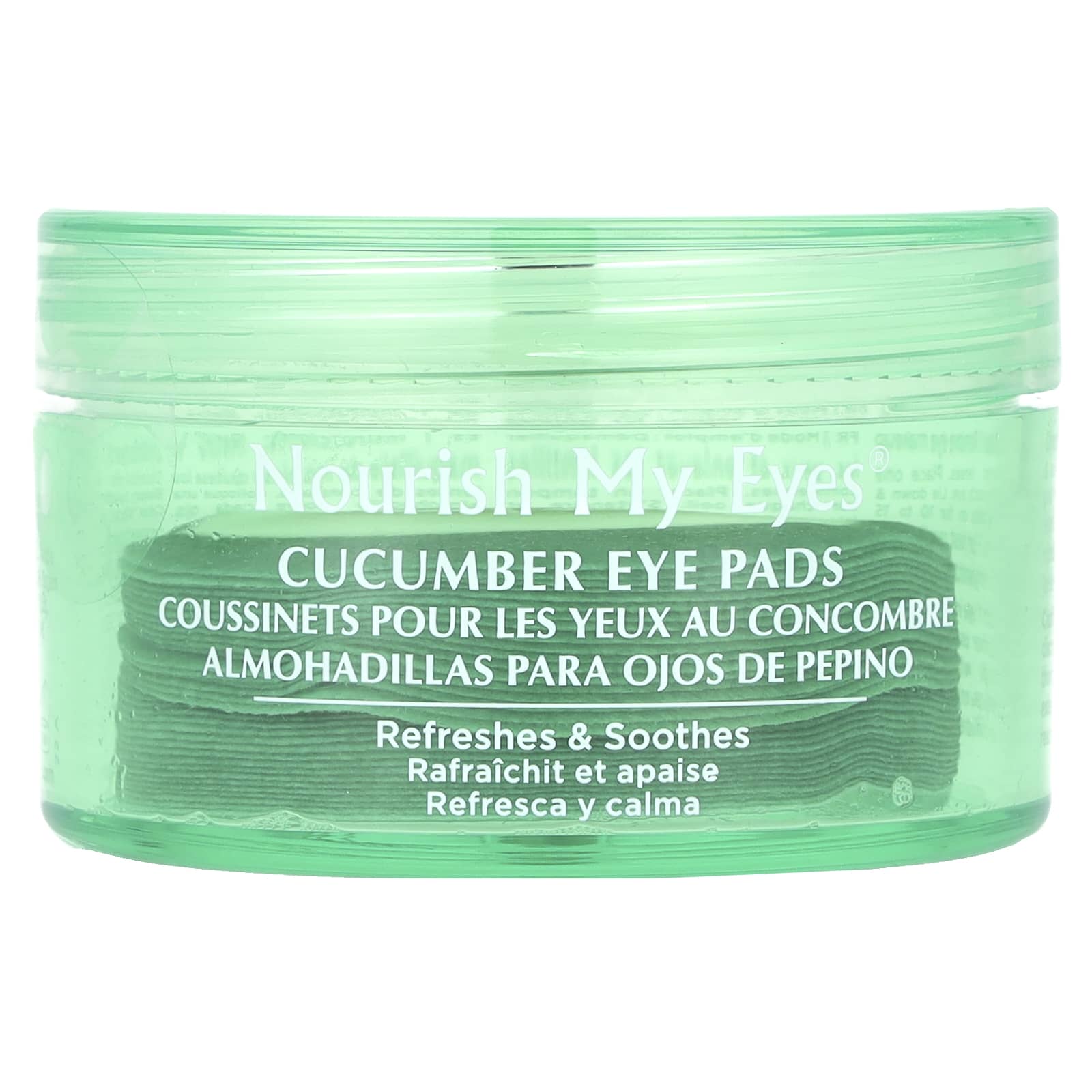 Cucumber Eye Pads for Tired Eyes - Nourish My Eyes by Fran Wilson - Image 1