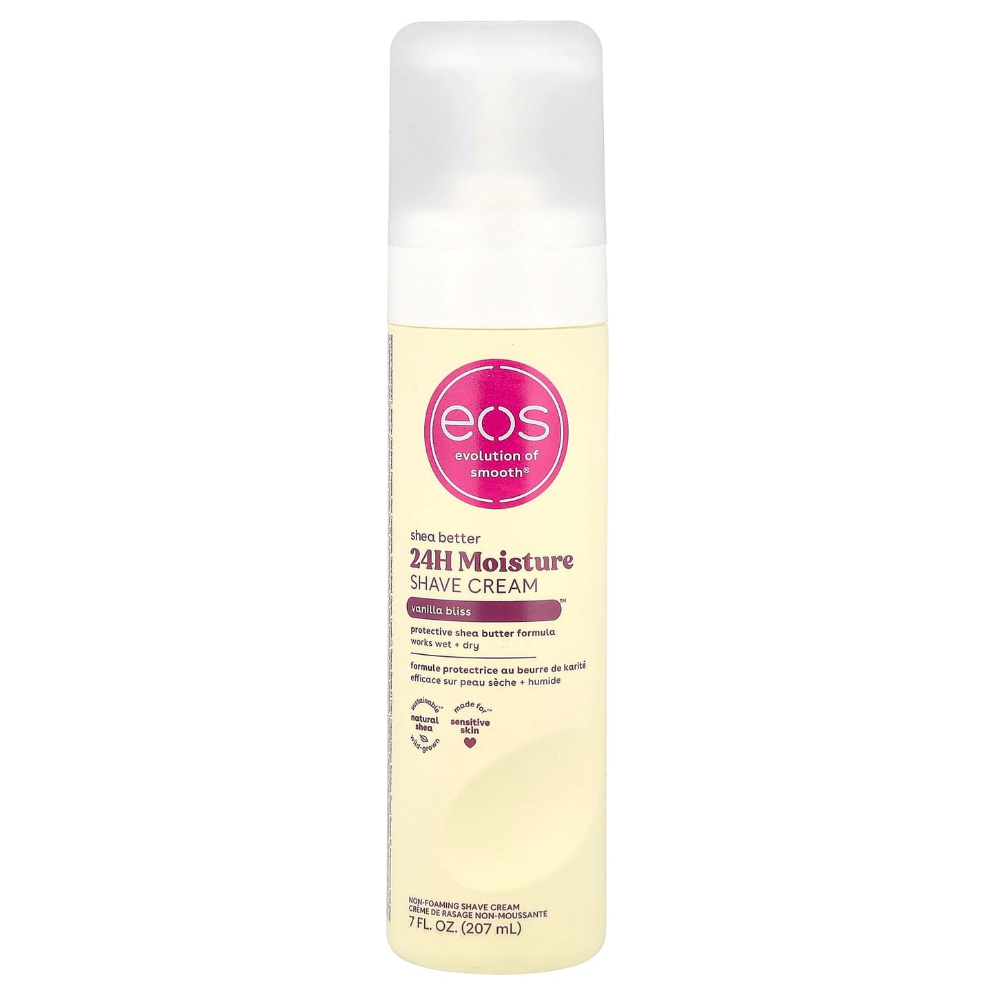 Shea Better 24H Moisture Shave Cream by EOS - Vanilla Bliss, 7 fl oz - Image 1
