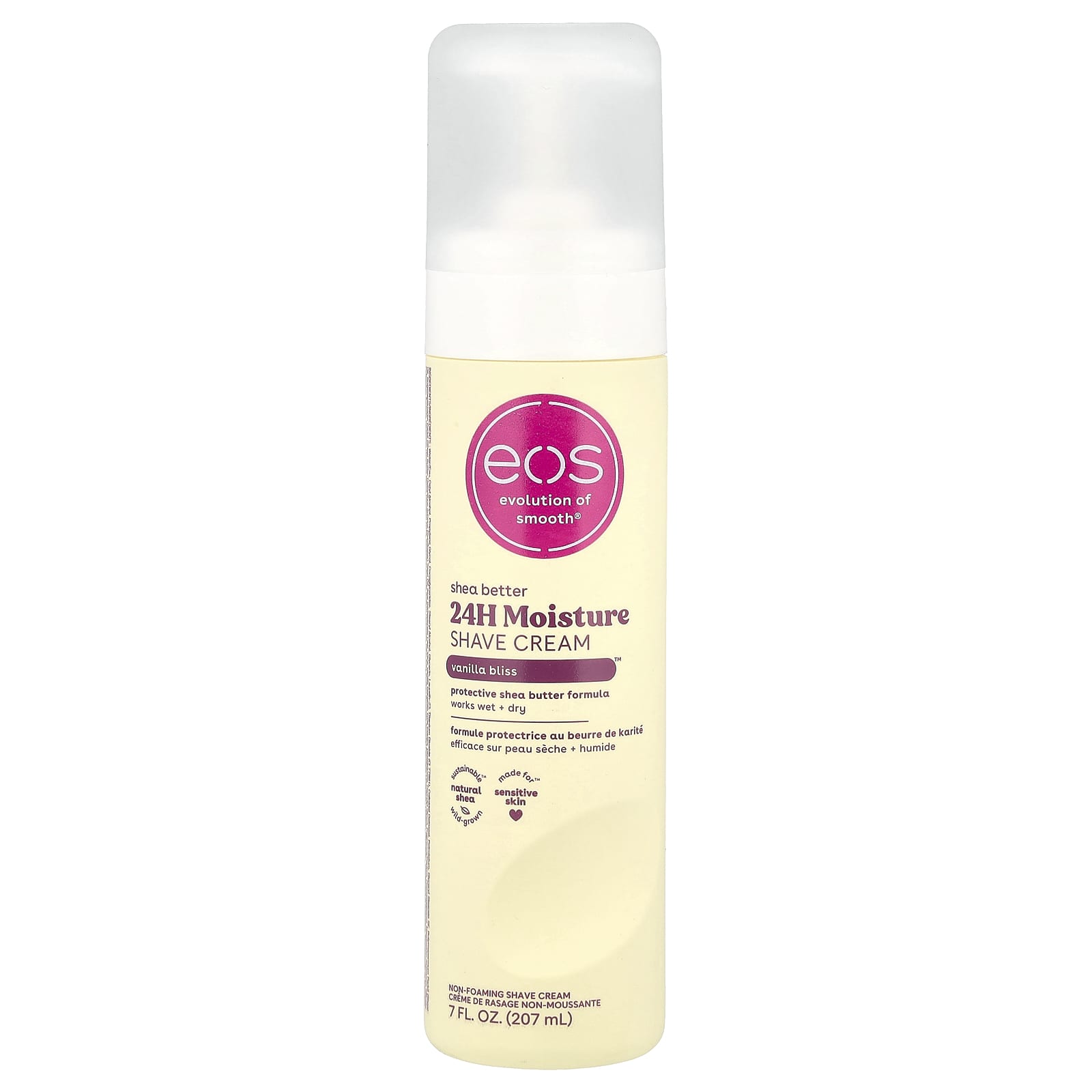 Shea Better 24H Moisture Shave Cream by EOS - Vanilla Bliss, 7 fl oz - Image 1