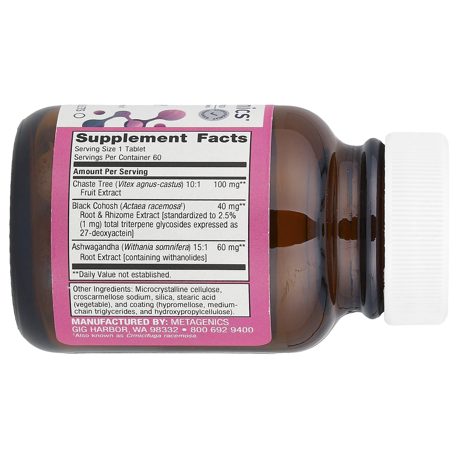 Metagenics, Chasteberry Plus®, 60 Tablets - Image 2